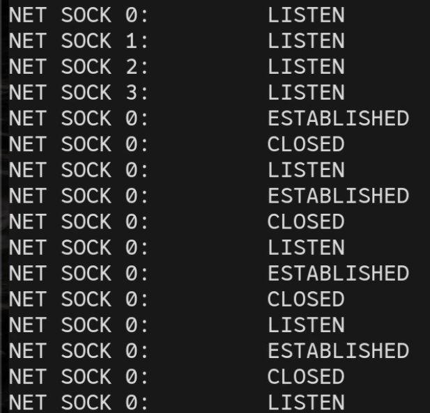Logger message example